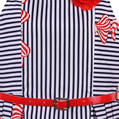 Baby Girls Cotton Frock Dress for Girls-bxa260rd -  Party Wear - frocks Party Wear - baby dress