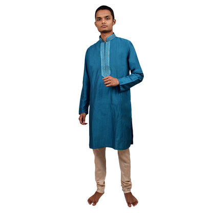 Men's Silk Kurta Pajama Set