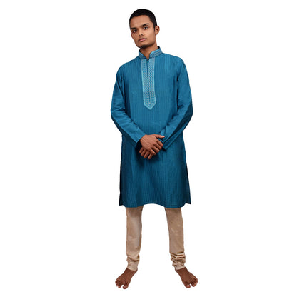 Men's Silk Kurta Pajama Set