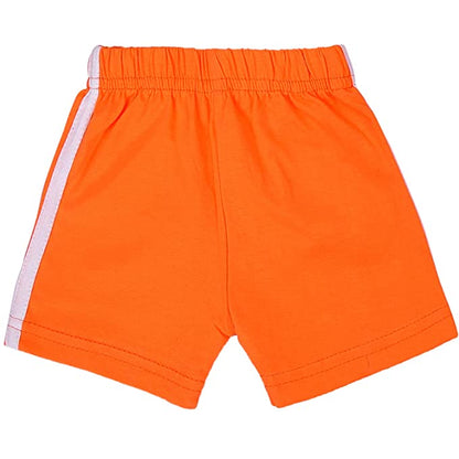 Unisex Cotton Animal Print T-Shirt and Short Set for Baby Boys - Baby Girls (Bt10org)