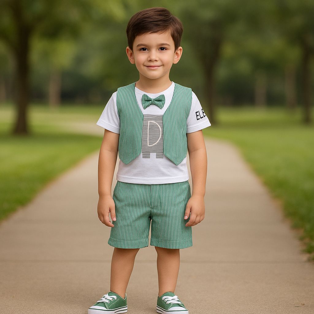 Unisex Clothing Sets for Boys & Baby Girls-(bt19grn)