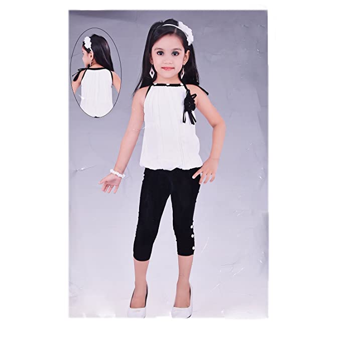 Casual wear top and Capri set CSL110