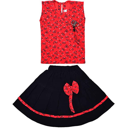 Girls Casual Western Dress - Japan Satin - (CSL229)