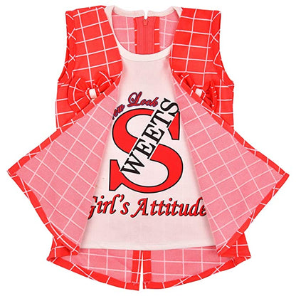 Girls Casual Western Dress - Japan Satin - (CSL230)