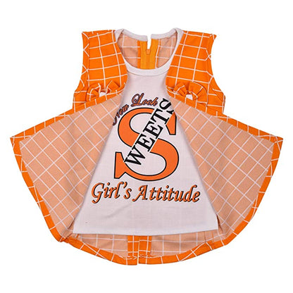 Girls Casual Western Dress - Japan Satin - (CSL230)