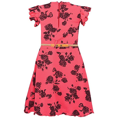 Girls Casual Western Dress - Japan Satin - (CSL233t)