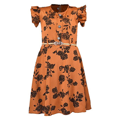 Girls Casual Western Dress - Japan Satin - (CSL233y)