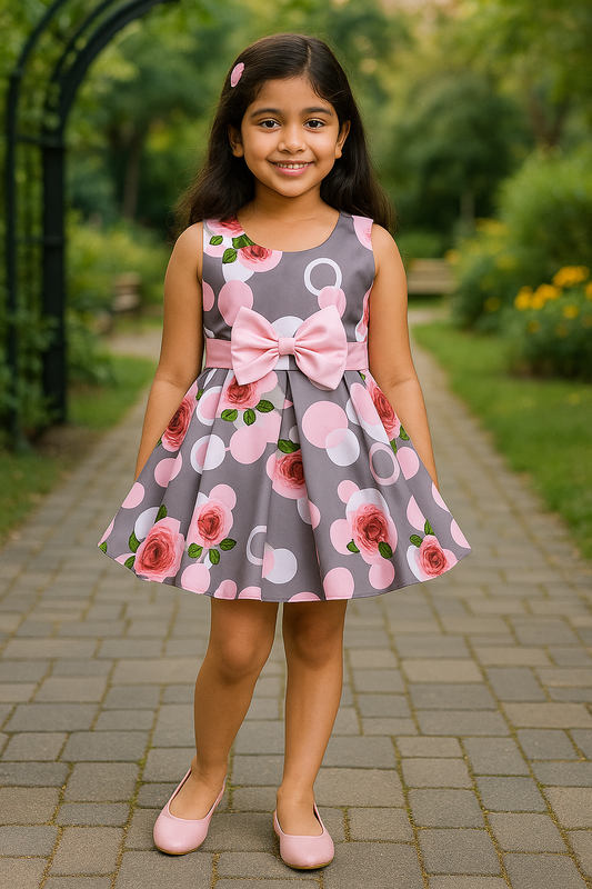 Wish Karo Girls Frocks Dress for Baby Girls-(stn772bpk) - Wish Karo