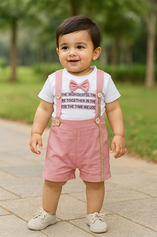 Wish Karo Kids Dungaree For Baby Boys & Baby Girs-(bt93) - Wish Karo - photo 1