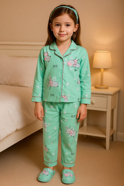 Boys & Girls Printed Polyester Blend Kids Nightwear for bulk rates | Kids Night Dress Wholesale