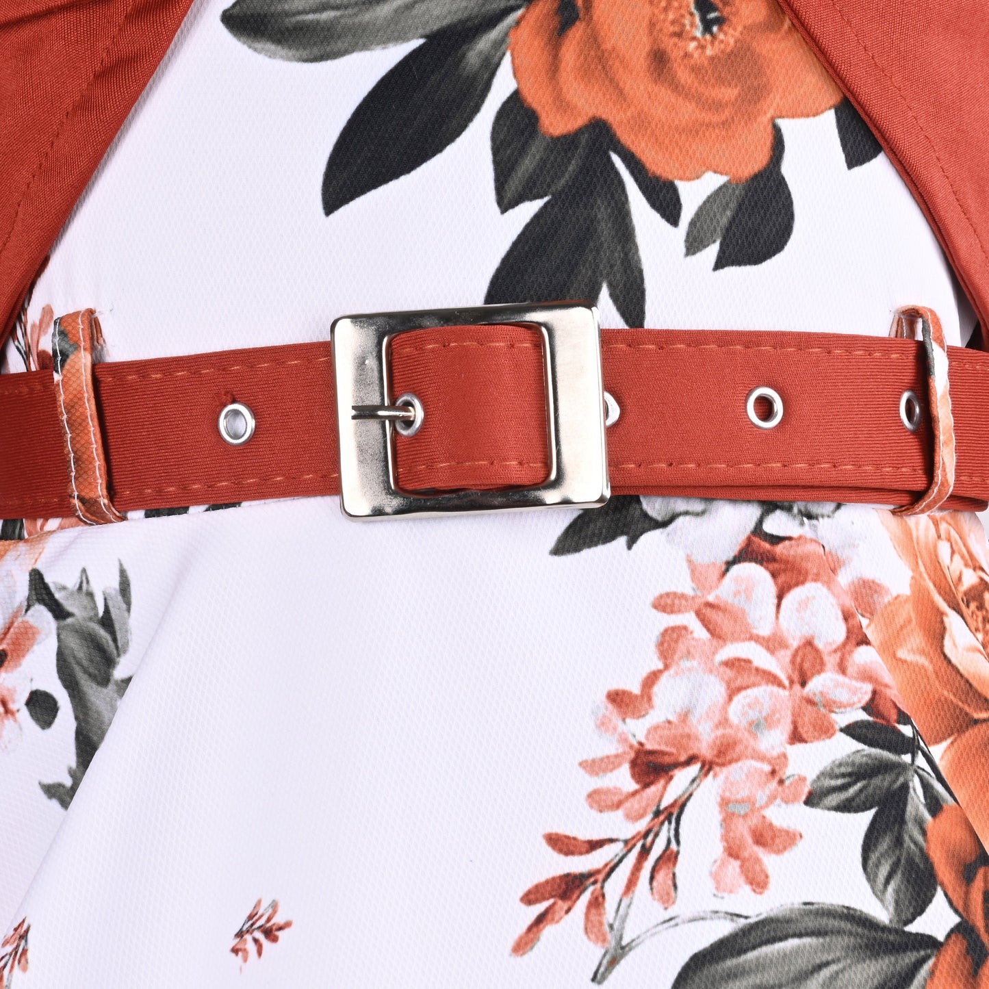 Girls Floral Printed Dress with jacket