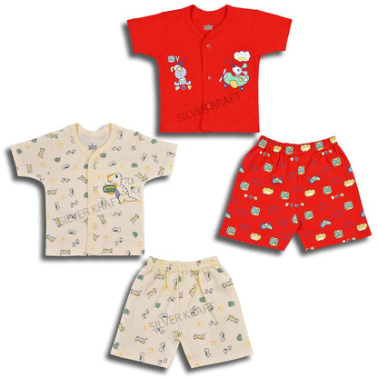 Baby Boys Casual T-shirt Shorts combo btc2054rdy