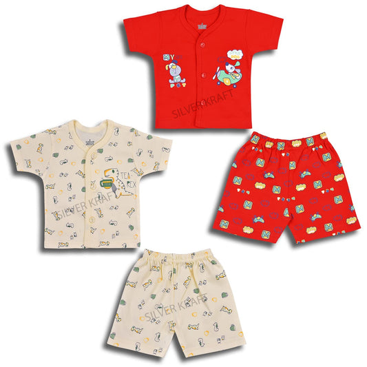 Baby Boys Casual T-shirt Shorts btc2054rdy