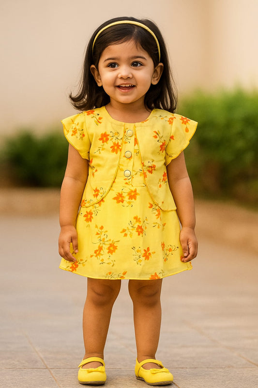 Baby Girls Midi/Knee Length Casual Dress fe3185sg