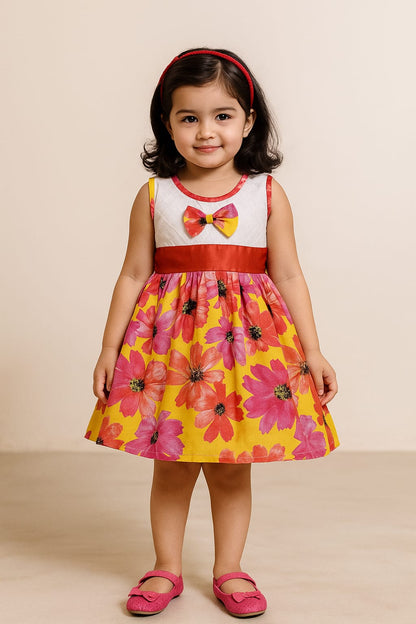 Girls Midi/Knee Length Casual Dress ctn286y