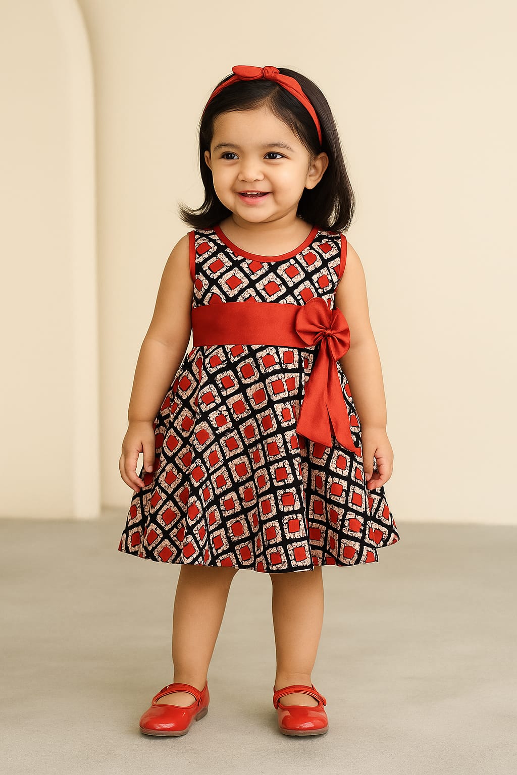 Girls Midi/Knee Length Casual Dress ctn300rd