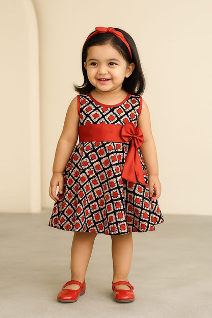 Girls Midi/Knee Length Casual Dress ctn300rd