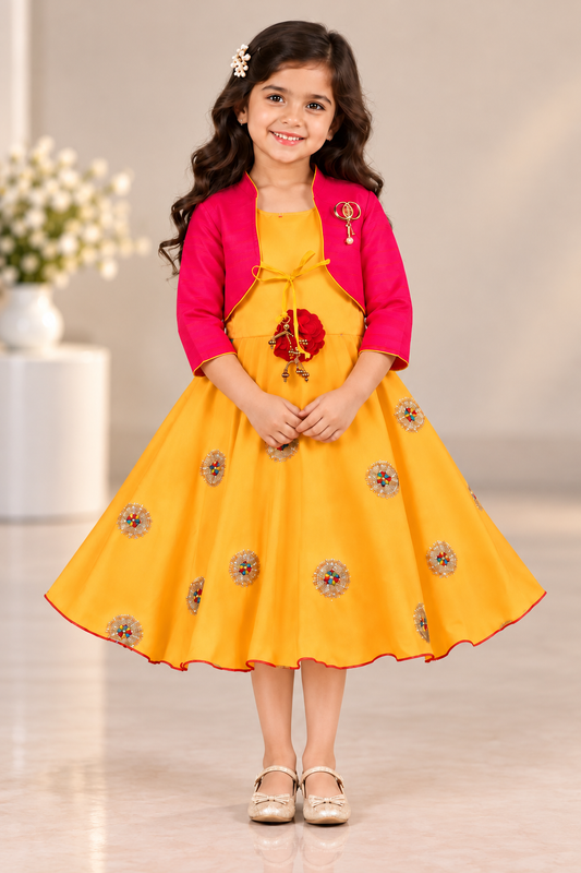 Baby Girls Dress with Jacket