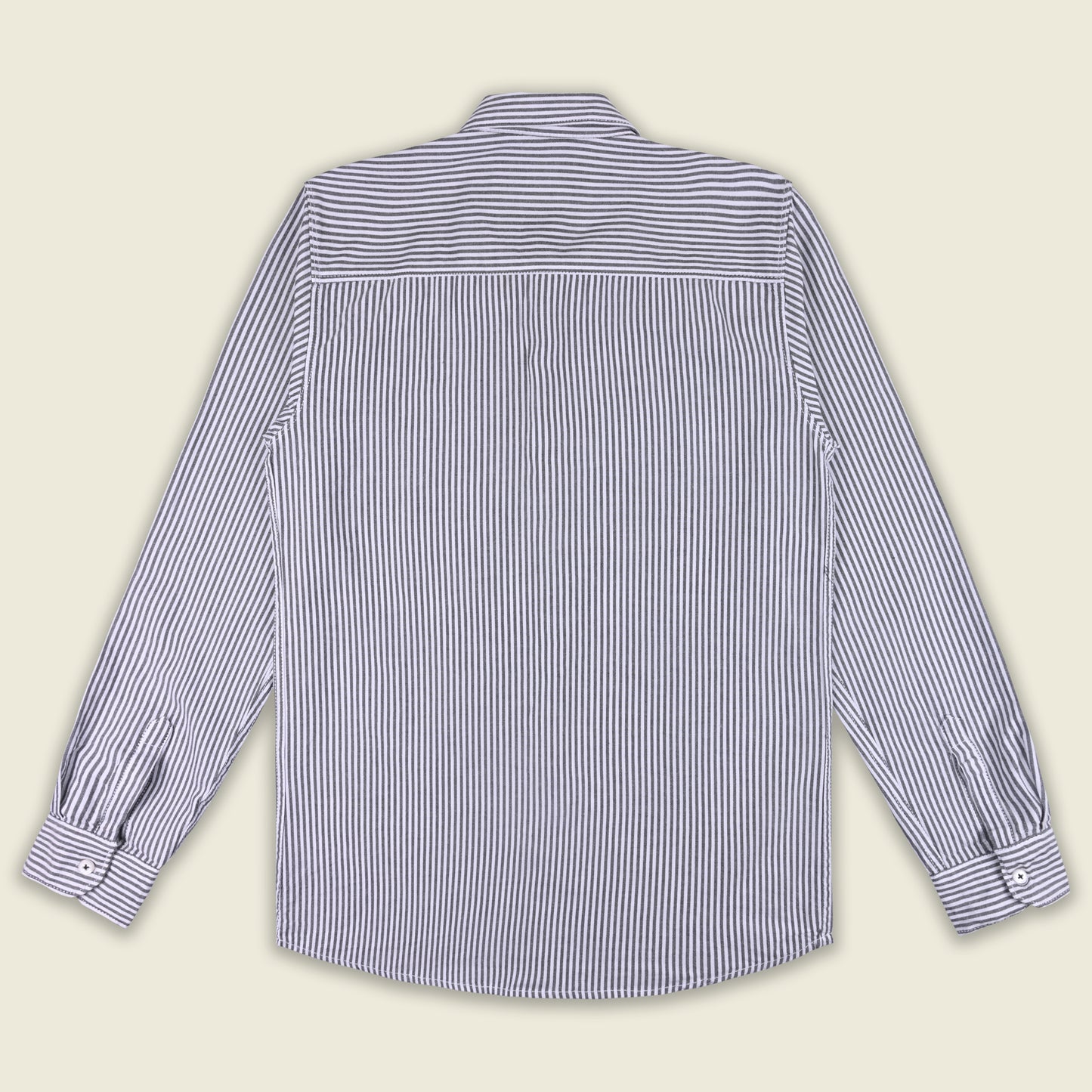 Men’s Cotton Blend Striped Shirt with Full Sleeves