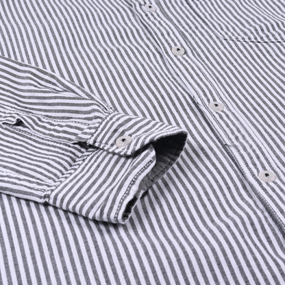 Men’s Cotton Blend Striped Shirt with Full Sleeves