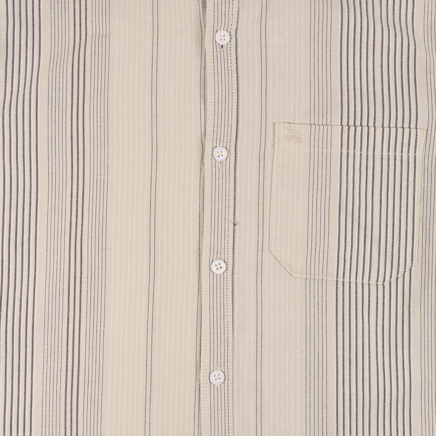 Men’s Cotton Blend Striped Shirt with Full Sleeve