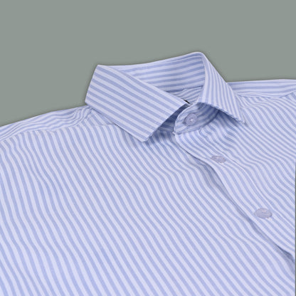 Men’s Cotton Blend Striped Shirt with Full Sleeve (Copy)