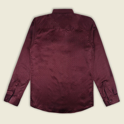 Men’s Printed Cotton Blend Shirt with Full Sleeves