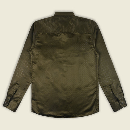 Men’s Printed Cotton Blend Shirt with Full Sleeves