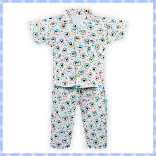 Unisex Printed Top and Bottom Pyjamas Night Dress - Wish Karo - photo 1
