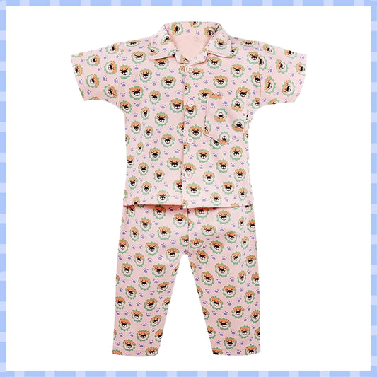 Unisex Printed Top and Bottom Pyjamas Night Dress - Wish Karo - photo 1