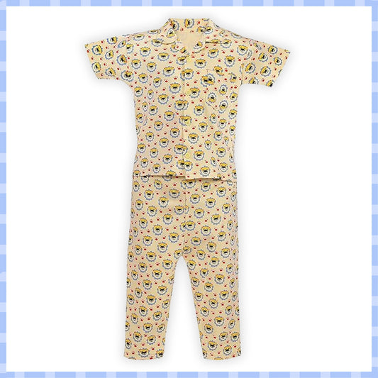 Unisex Printed Top and Bottom Pyjamas Night Dress - Wish Karo - photo 1
