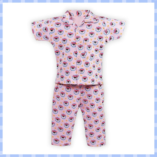 Unisex Printed Top and Bottom Pyjamas Night Dress - Wish Karo - photo 1