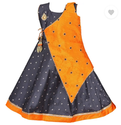 Girls Party Wear Long Dress Birthday Gown for Girls LF154y