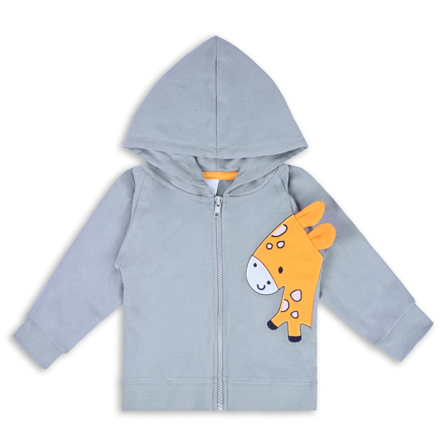 Buy Grey Unisex Cotton Sweatshirt | Best Hoodies for Baby Boys Online | Kids Hoodies Under 599