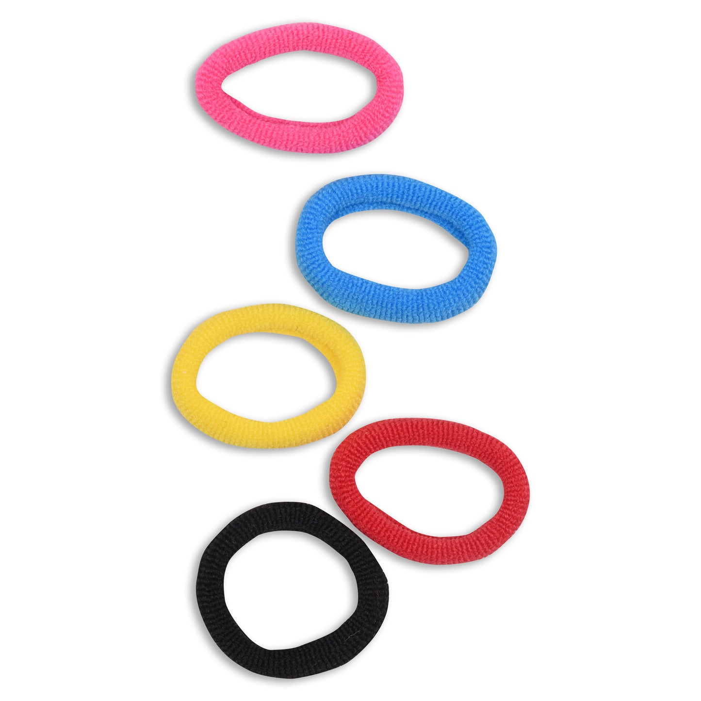 Kids Hair Rubber Band Set with Cute Mermaid Pouch | Soft & Stretchable Hair Ties