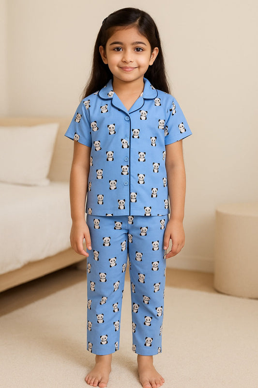 Unisex Printed Top and Bottom Pyjamas Night Dress - Wish Karo - photo 1