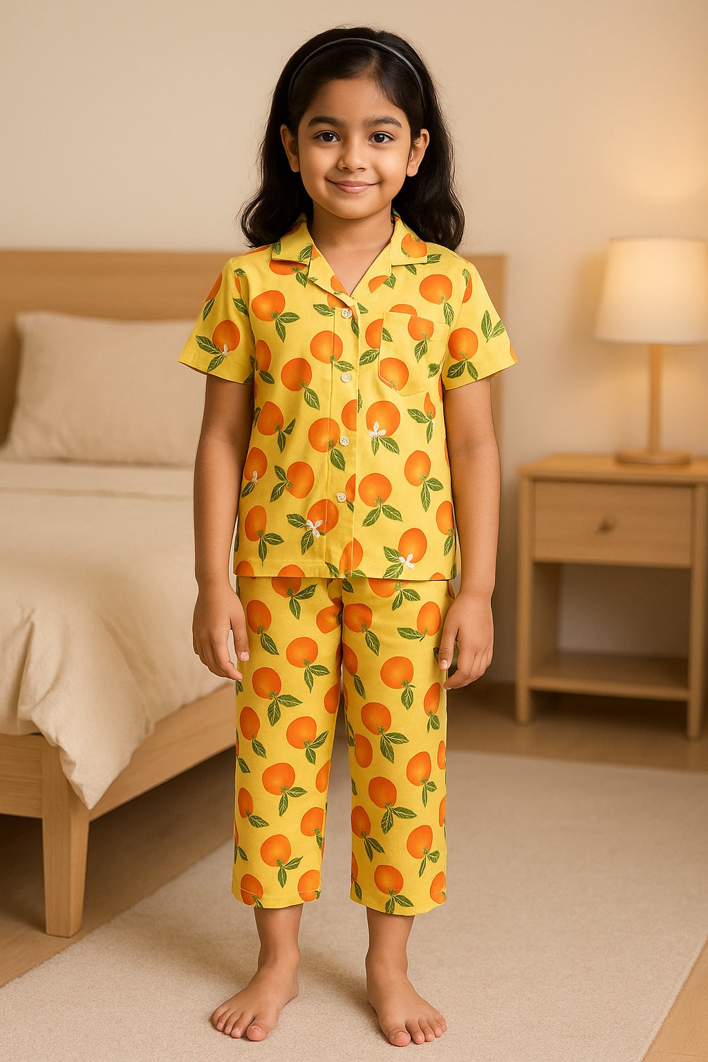 Unisex Printed Top and Bottom Pyjamas Night Dress ndp72y