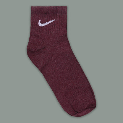 Premium Cotton Ankle Socks – Soft, Breathable & Comfortable (Pack of 3)