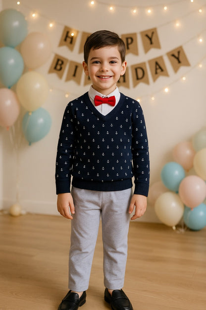 Wish Karo Cotton Clothing Set for Baby Boys hfs614nb - Wish Karo - photo 1
