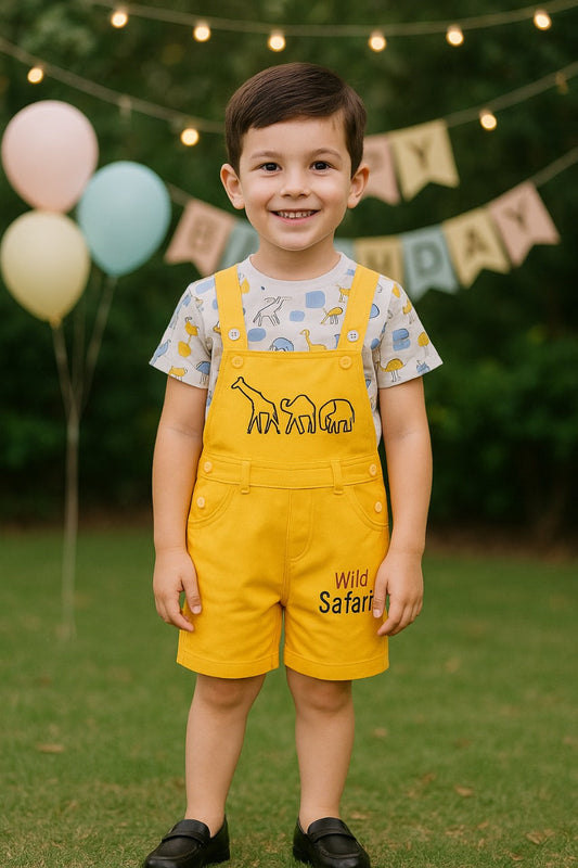 Boys T-shirt and Dungaree - Wish Karo - photo 1