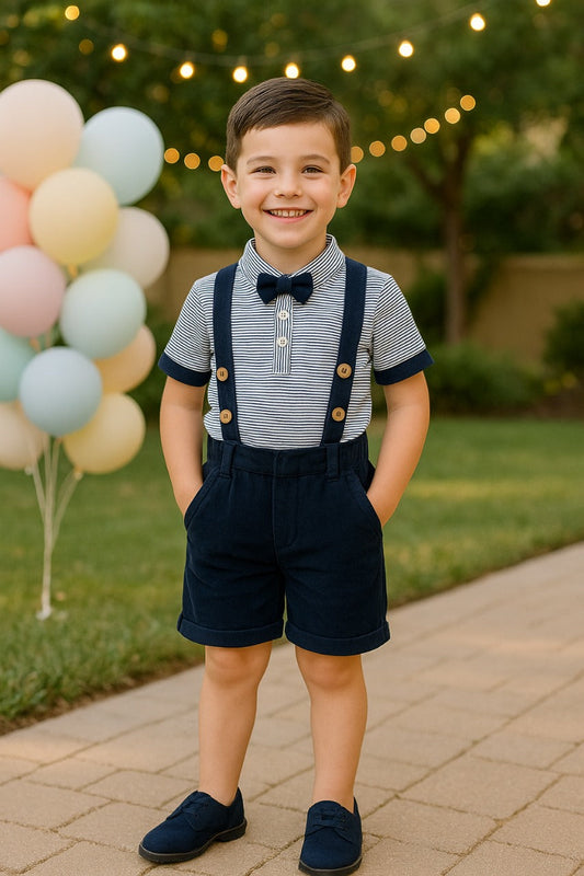 Wish Karo Baby Boys Dungaree Dress For Boys-(bt103nb) - Wish Karo - photo 1