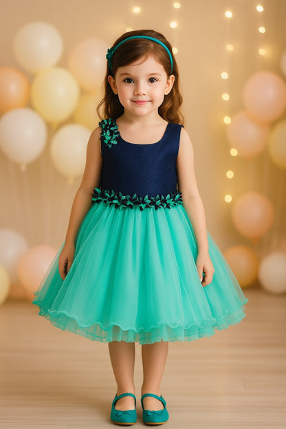 Girls Frock With Flower Design - Wish Karo - photo 6