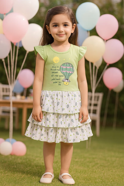 Baby Girls Casual Wear Frock Dress Wholesale | Bulk Daily Kids Wear