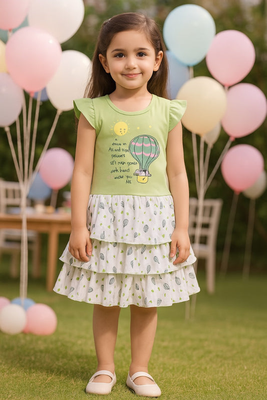 Baby Girls Casual Wear Frock Dress Wholesale | Bulk Daily Kids Wear