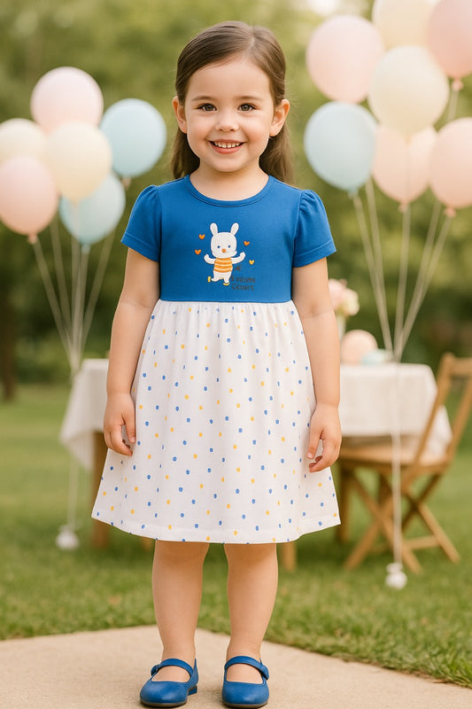 Baby Girls Casual Wear Frock Dress Wholesale | Bulk Daily Kids Wear