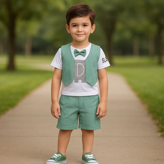 Wish Karo Unisex Clothing Sets for Boys & Baby Girls-(bt19grn) - Wish Karo - photo 1