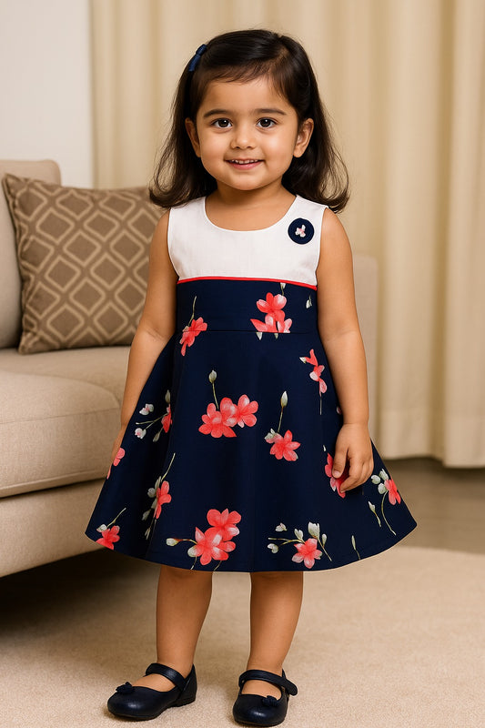Baby Girls Midi/Knee Length Casual Dress at wholesale price | B2B bulk girls casual dress