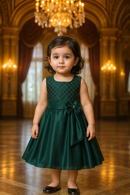 Baby Girls Party Wear Frock Birthday Dress For Girls fe2744grn