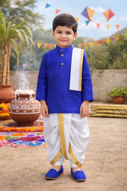 Boys Traditional Kurta & Dhoti Set eth021