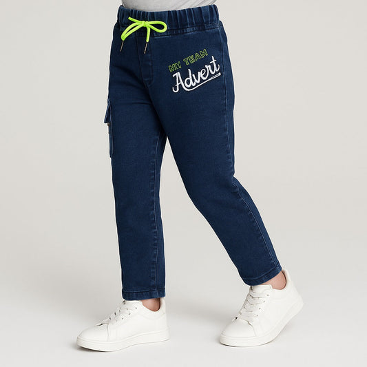 Boys Printed Regular Fit Casual Jeans - Wish Karo - photo 1